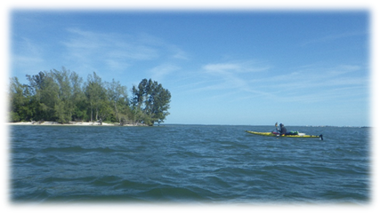 A kayak on the water

Description automatically generated